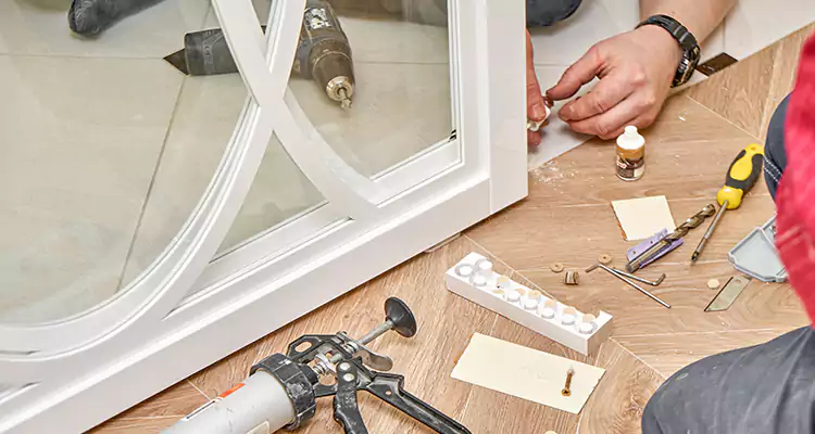Interior Patio Door Casing Repair in Glenvar Heights, FL